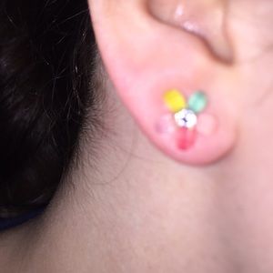 Colorful cute Daisy earrings